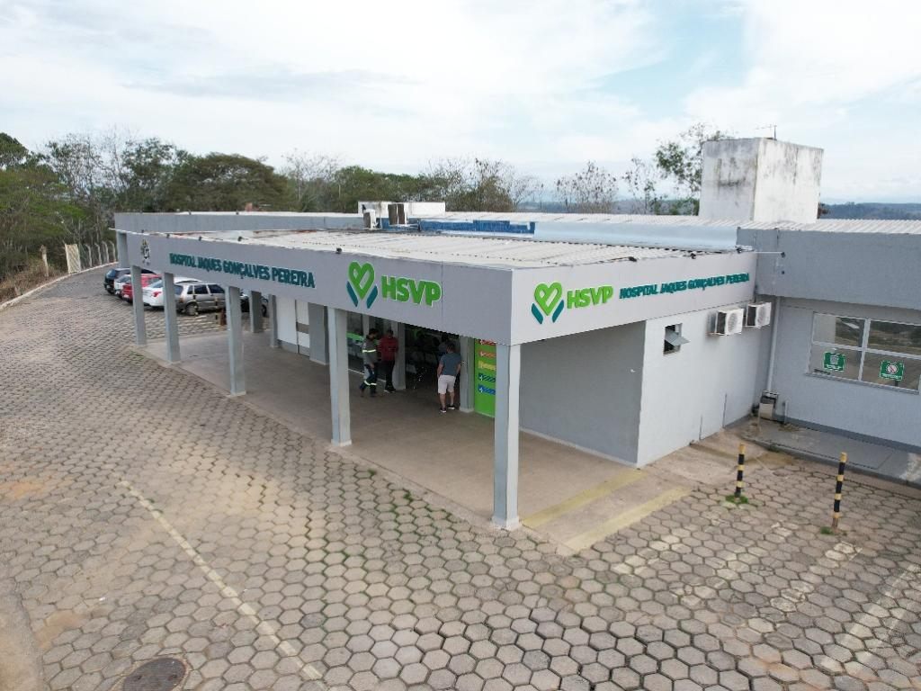 Fachada do Hospital Jaques Gonçalves Pereira, em Cachoeira Escura